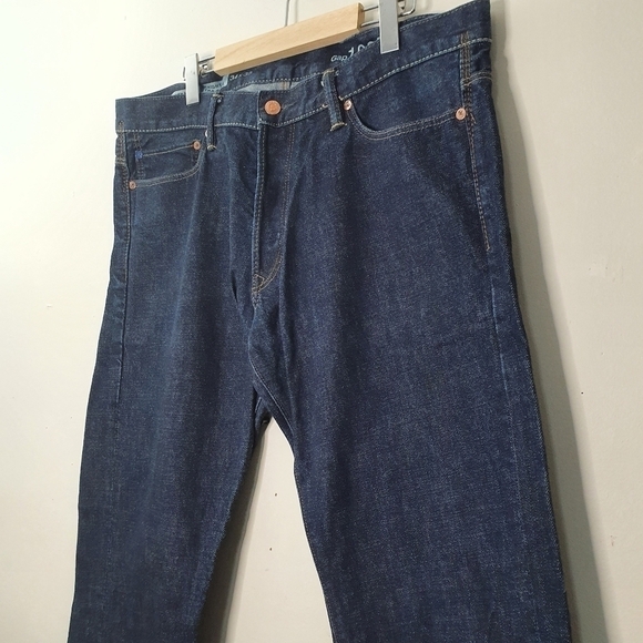 GAP 1969 Extra Low Straight Men Jeans Size 34×32 - Picture 3 of 8